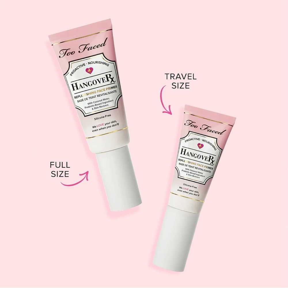 🌸NIB🌸 TOO FACED Hangover Nourishing Face Primer .68 fl oz Travel Size - Picture 7 of 12